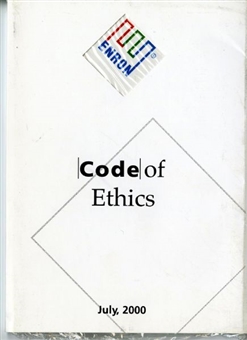 Enron Code of Ethics Unopened Book July 2000